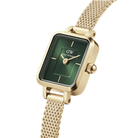 Orologio Daniel Wellington Donna QUADRO MINI EVERGOLD EMERALD in Acciaio DW00100653 - DW00100653